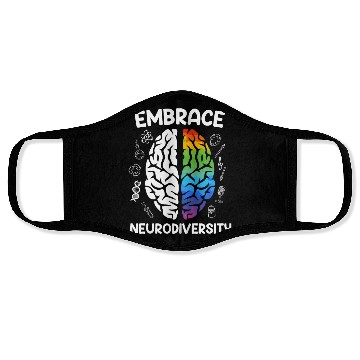 Discover Autism Embrace Neurodiversity Autistics Face Masks