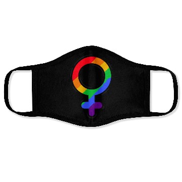 Discover Pride LGBTQ. Statement Face Masks