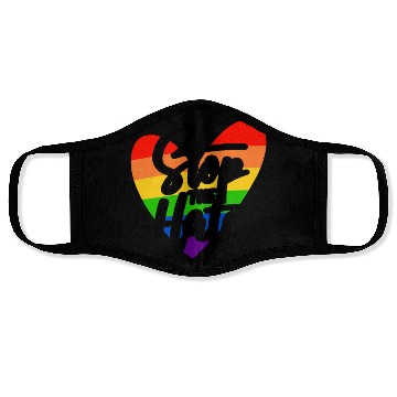 Discover Pride LGBTQ. Statement Face Masks
