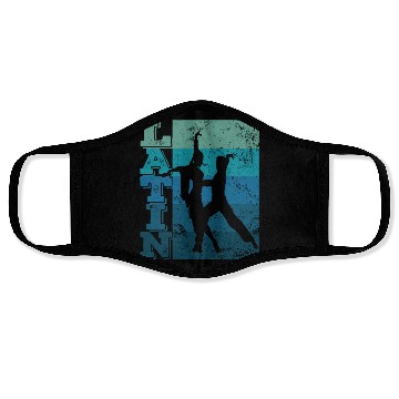 Discover Latin Dance Couple Retro Dancer Face Masks