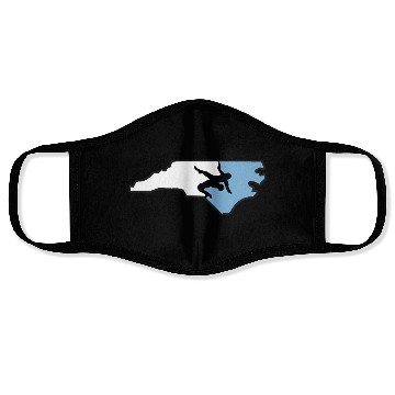 Discover North Carolina Wrestling Face Masks