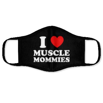 Discover I Love Muscle Mommies Face Masks