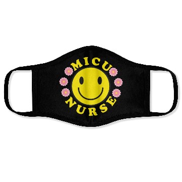 Discover Funny MICU Nurse Design Face Masks