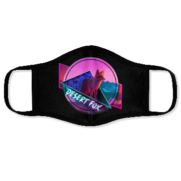 Discover Desert Fox 1980s Original / 砂漠のキツネ Face Masks
