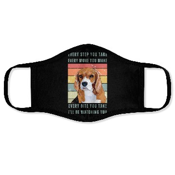 Discover Every Bite You Take - Beagle Face Masks