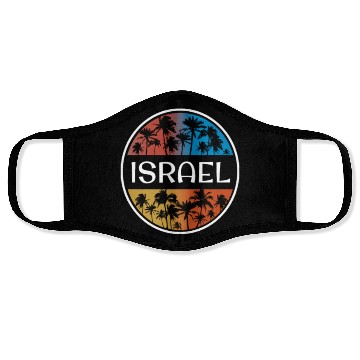 Discover Israel Stylish Vacation Souvenir Palm Tree Face Masks