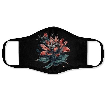 Discover Japanese Spider Lily Soft Anime Aesthetic Flower Face Masks