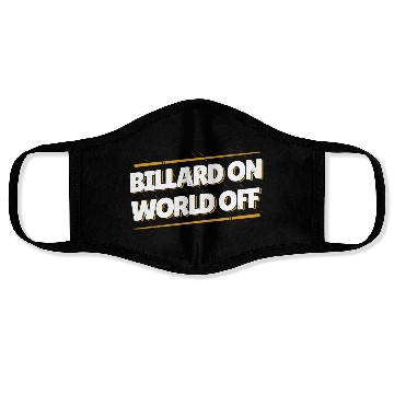 Discover Billard On World Off Face Masks