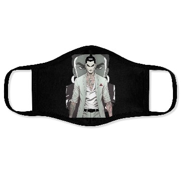 Discover Japan Yakuza Greeny Face Face Masks