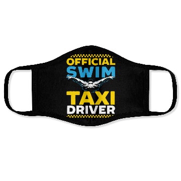 Discover Official Swim Taxi Driver Taxi Taxicab Cab Driver Face Masks