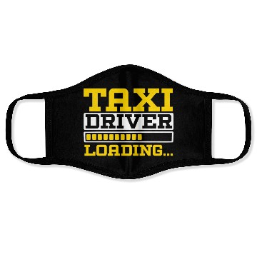 Discover Taxi Driver Loading Taxicab Cab Driver Cabbie Face Masks