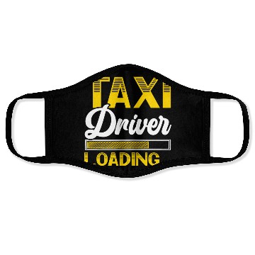 Discover Taxi Driver Loading Taxicab Cab Driver Cabbie Face Masks