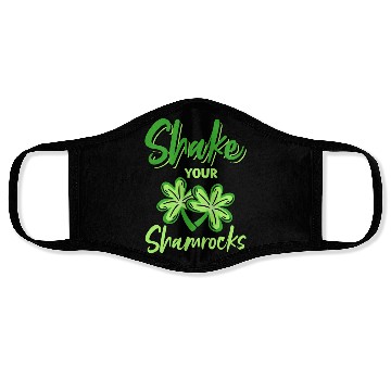 Discover Funny Irish Saint Patricks Day Shake Your Face Masks