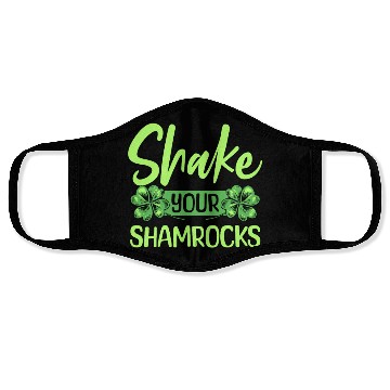 Discover Funny Irish Saint Patricks Day Shake Your Face Masks