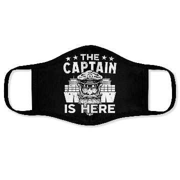 Discover Ship captain captain is here boat owner sailing Face Masks
