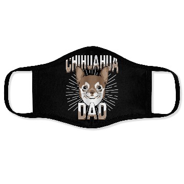 Discover Chihuahua Dad Gift Face Masks