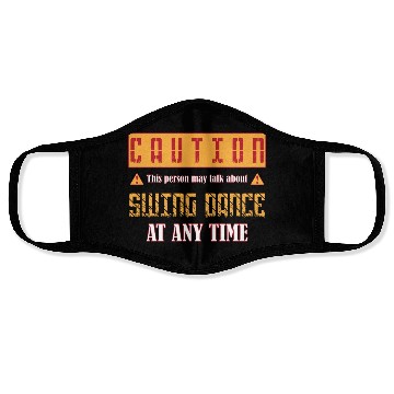 Discover Retro Dance Humor Funny Swing Dancing Face Masks