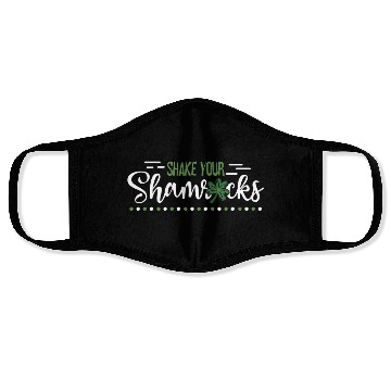 Discover Funny Irish Saint Patricks Day Shake Your Face Masks