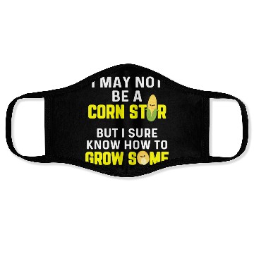 Discover Corn Agriculture Crops Farming Farmer Face Masks