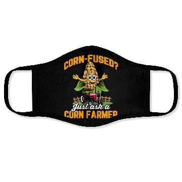 Discover Corn Agriculture Crops Farming Farmer Face Masks