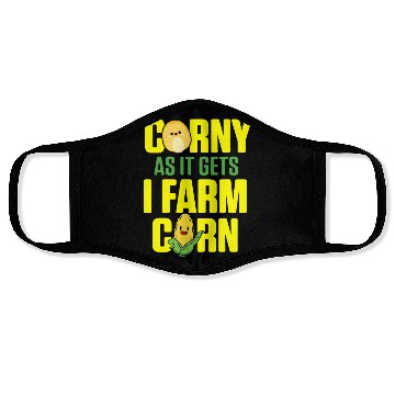 Discover Corn Agriculture Crops Farming Farmer Face Masks