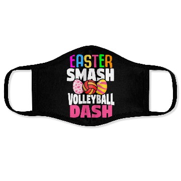 Discover Easter Volleyball Bunny Holiday Rabbit Sport Face Masks