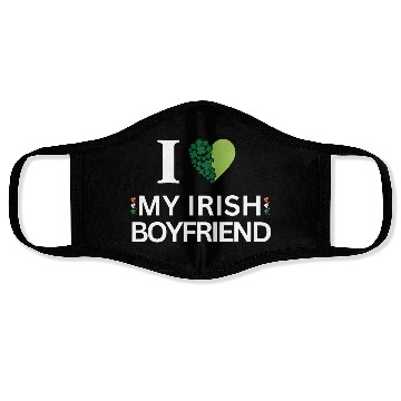 Discover i love my irish boyfriend Face Masks