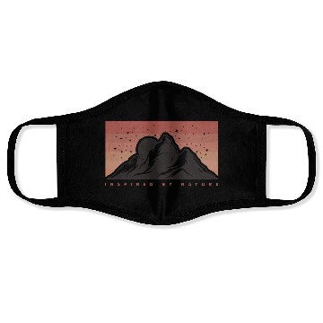 Discover Nature Mountains Outdoor Adventure Face Masks