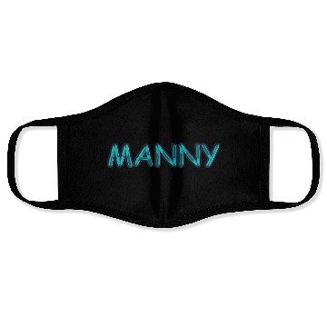 Discover MANNY NAME GIRAL LOGO Face Masks