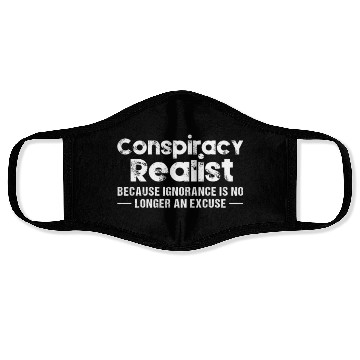 Discover Conspiracy Realist Face Masks