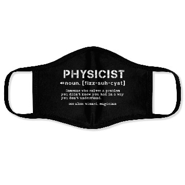 Discover Physics Definition Science Physicist Electron Face Masks