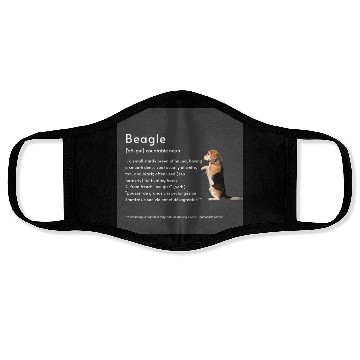 Discover Beagle Definition PWBBP Face Masks