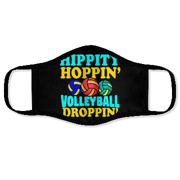 Discover Easter Volleyball Bunny Holiday Rabbit Sport Face Masks