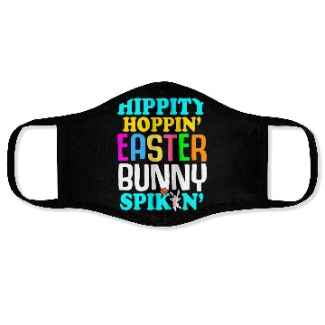 Discover Easter Volleyball Bunny Holiday Rabbit Sport Face Masks