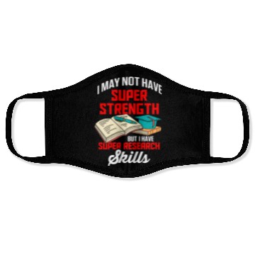 Discover Librarian Bookworm Book Nerd Reading Library Face Masks