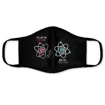 Discover Physics Student Teacher Funny Science Physicist Face Masks