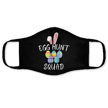 Discover Egg Hunt Squad 2023 Funny Easter Day 2023 Egg Hunt Face Masks