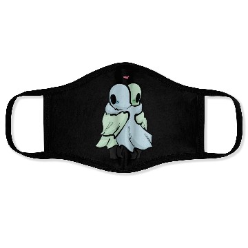 Discover Ghost Hug (Left Chest) Face Masks