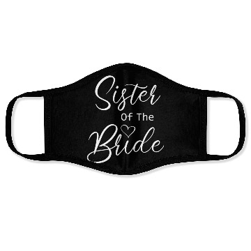 Discover Sister Of The Bride Face Masks