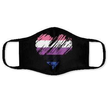 Discover Pride LGBTQ. Statement Face Masks