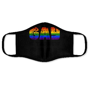 Discover Pride LGBTQ. Statement Face Masks