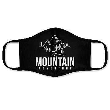 Discover Mountains Nature Adventure Outdoor Face Masks