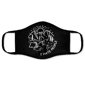 Discover Mountains Nature Adventure Outdoor Face Masks