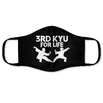 Discover 3rd Kyu For Life Aikido Face Masks