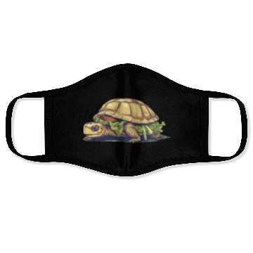 Discover Turtle Sandwich Sticker n' Face Masks Version