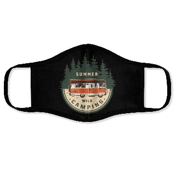Discover SUMMER WILD CAMPING Face Masks