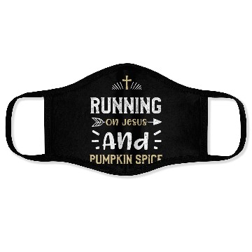 Discover Running On Jesus And Pumpkin Spice Face Masks