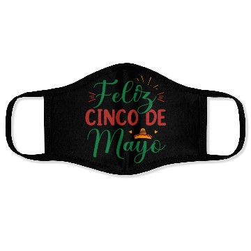 Discover Feliz Cinco De Mayo Face Masks