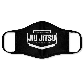 Discover Jiu Jitsu Gentle Art of Control Always Learning Face Masks