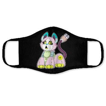 Discover Cat As Robot Face Masks